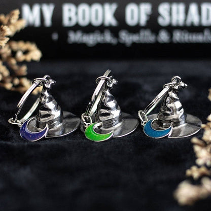 Ensemble de 3 porte-clés chapeau de sorcière Sœurs du Coven