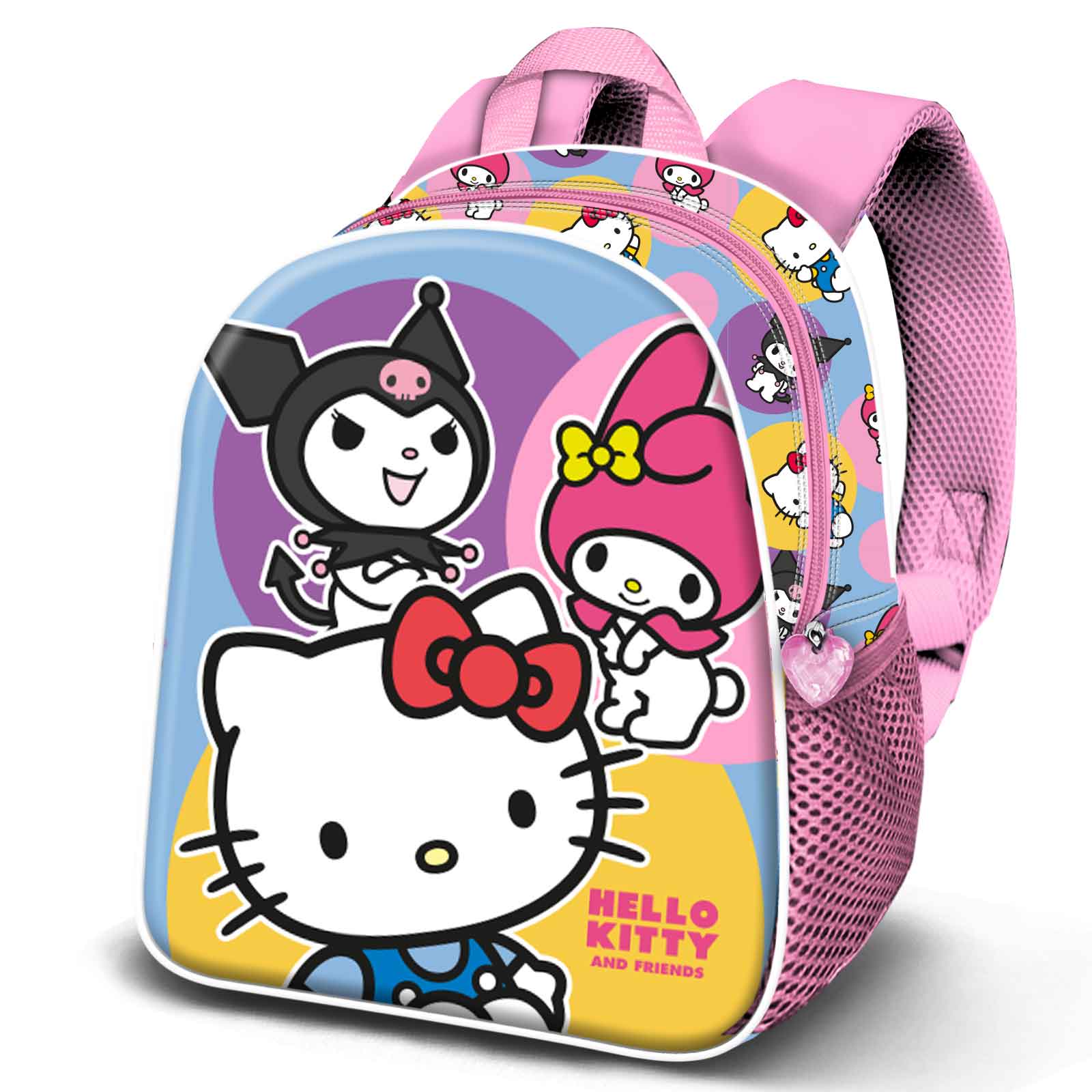 Sac à Dos 3D Elite Hello Kitty « Happy » – Rose