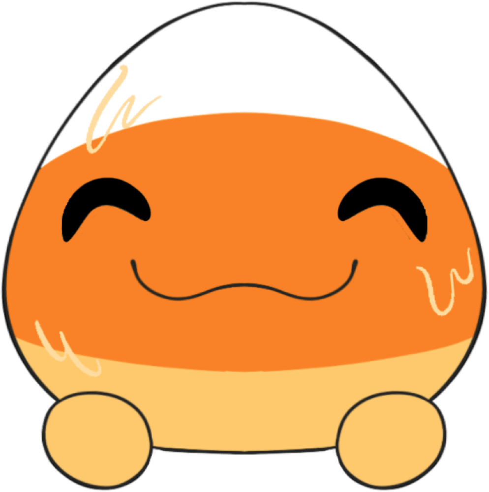 Candy Corn Slimecicle Stickie (6in)