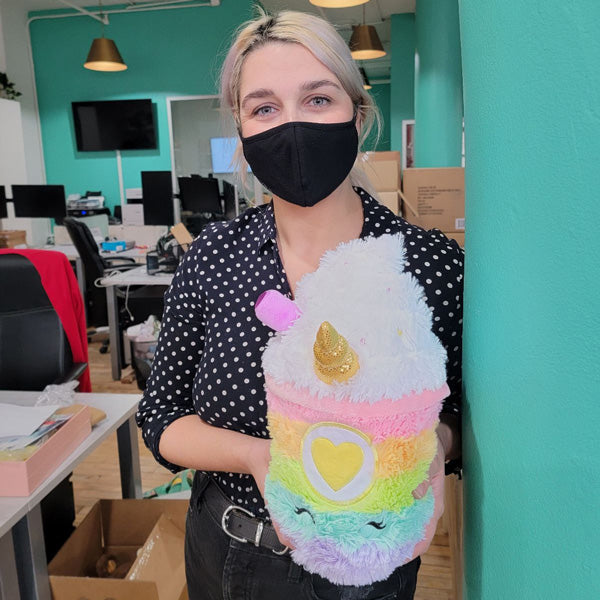 Peluche Mini Comfort Food – Latte Licorne