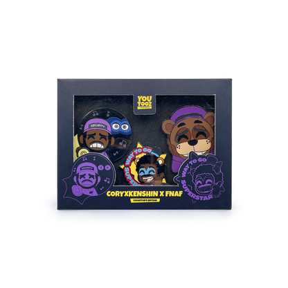 CoryxKenshin x FNAF Pin Set