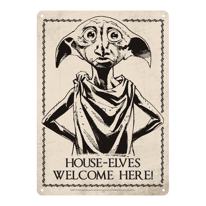 Plaque décorative en métal Harry Potter - Dobby