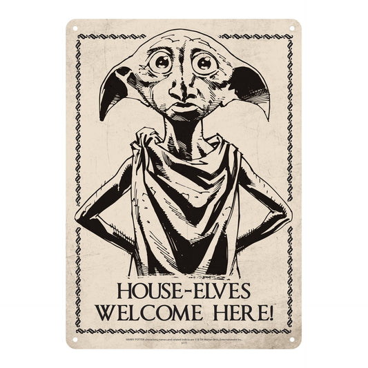 Plaque décorative en métal Harry Potter - Dobby