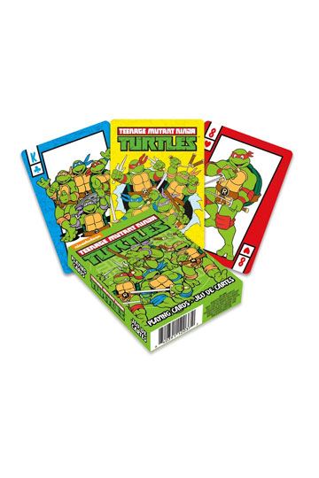 Jeu de Cartes Tortues Ninja Cartoon Aquarius | Tortues Ninja jeu de cartes à jouer Cartoon Funko