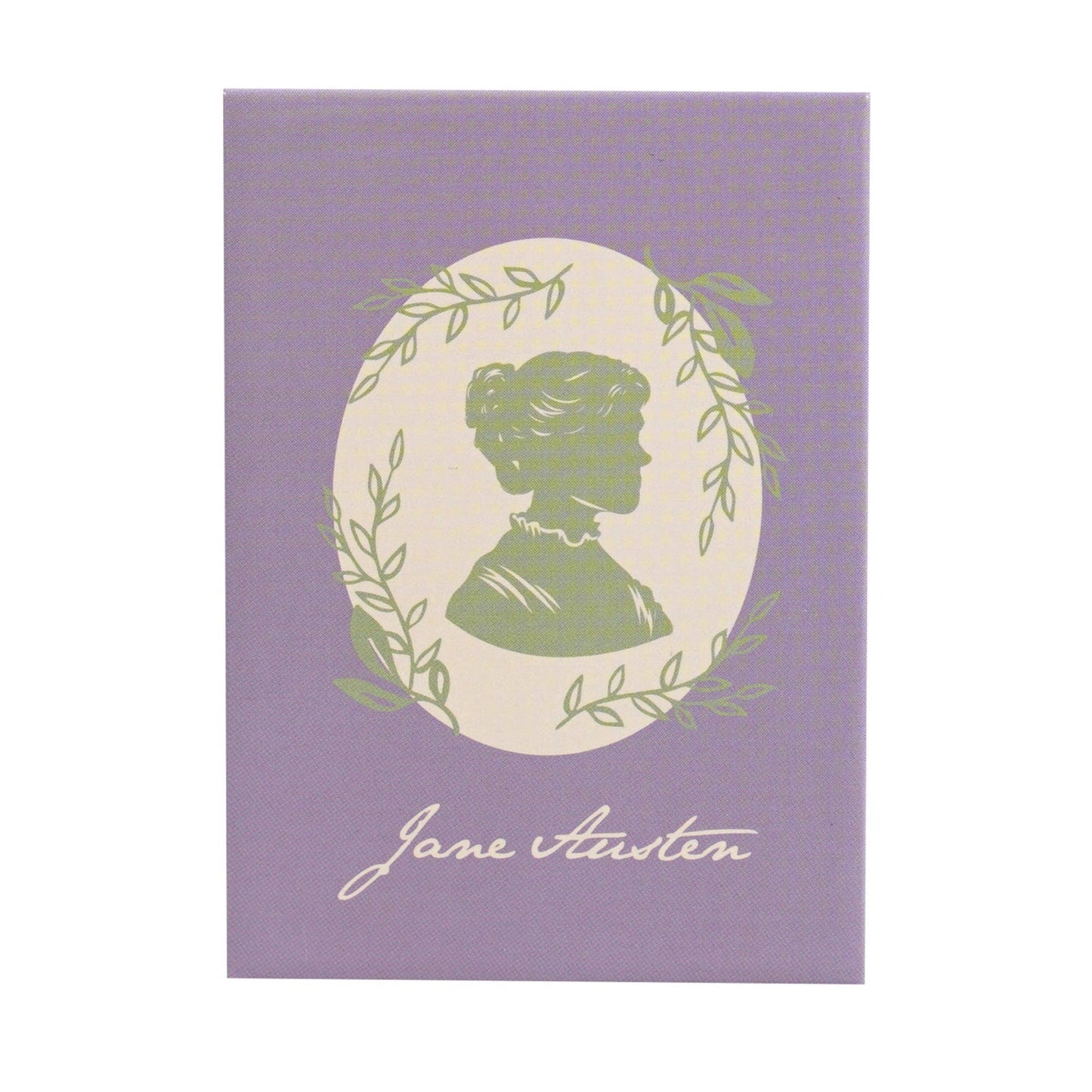 Jane Austen Magnet - Metal Silhouette