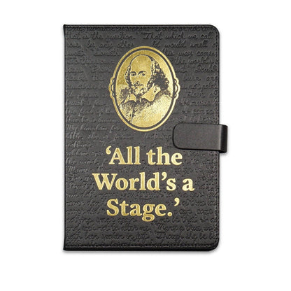 Carnet A5 souple Shakespeare - Le monde est une scène