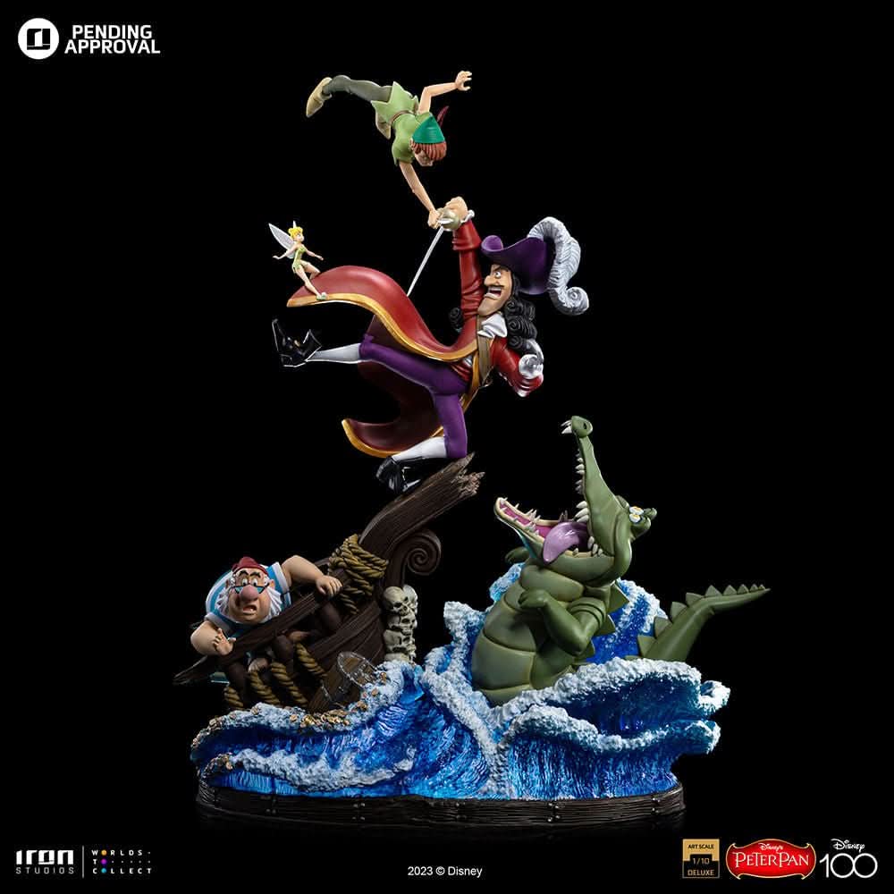 Statue Peter Pan vs Hook Deluxe - Disney 100th - Peter Pan - Art Scale 1/10 - Disney Classics