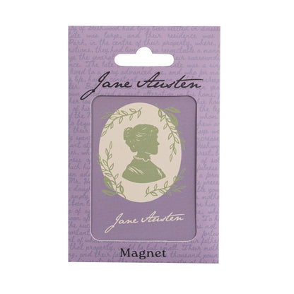 Jane Austen Magnet - Metal Silhouette