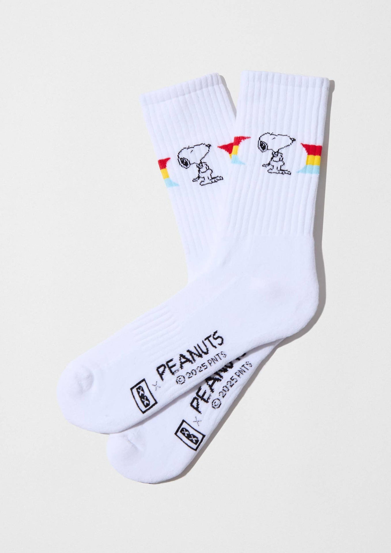 BeSnoopy Rue Arc-en-ciel - Chaussettes 100% Coton Bio: Blanco / 36/40