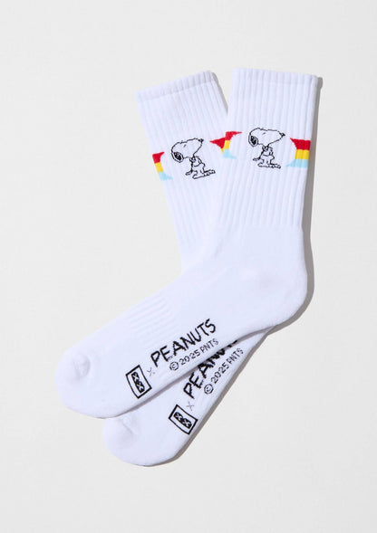BeSnoopy Rue Arc-en-ciel - Chaussettes 100% Coton Bio: Blanco / 36/40