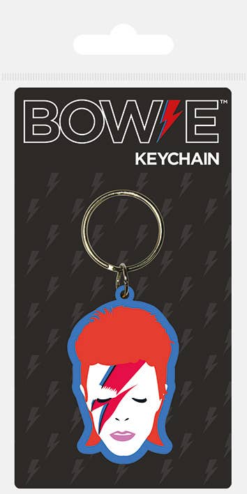 David Bowie Keychain - Aladdin Sane