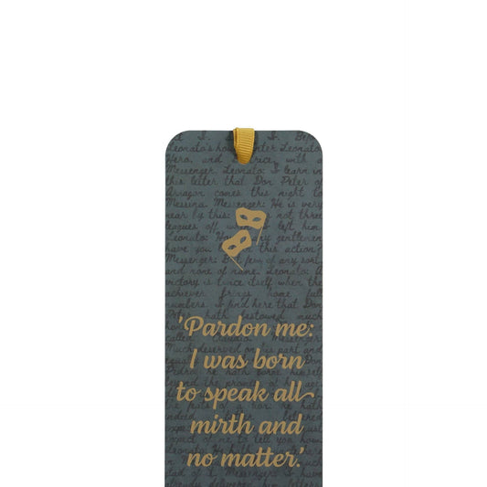 Marque-page papier Shakespeare - Beaucoup de bruit pour rien