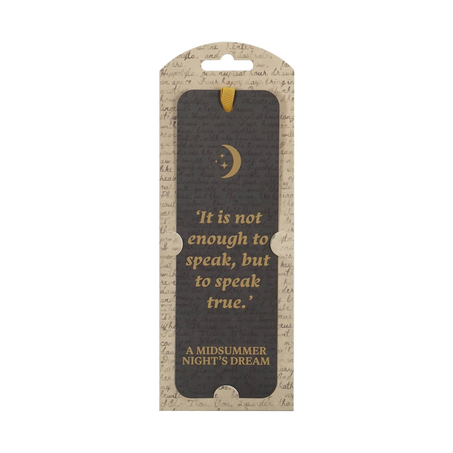 Shakespeare Paper Bookmark - A Midsummer Night's Dream
