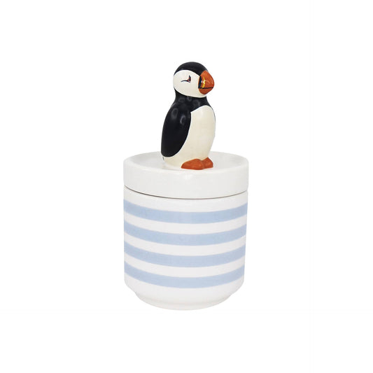 Puffin Ceramic Trinket Box