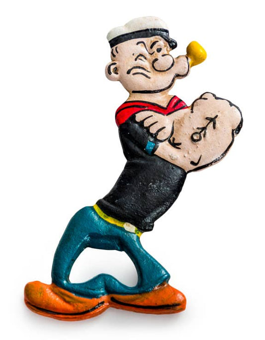 Popeye cast iron bottle opener