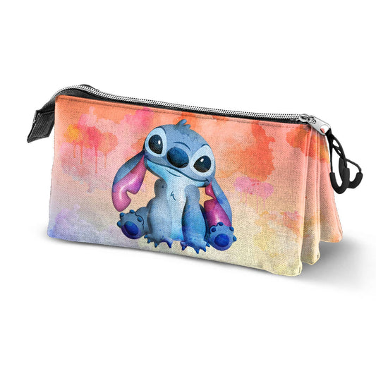Disney Lilo et Stitch Watercolour-Trousse Triple