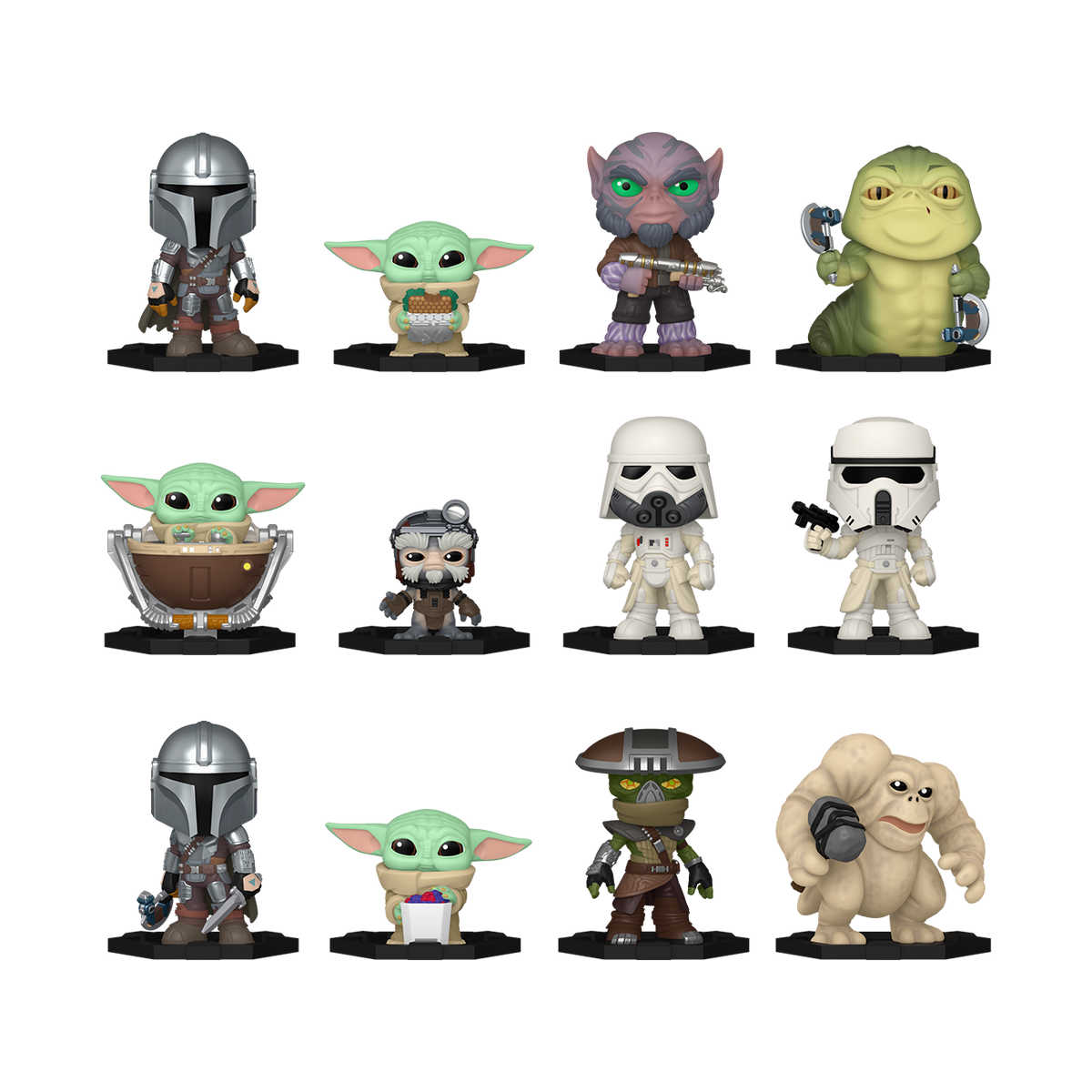 The Mandalorian and Grogu Mystery Minis - présentoir