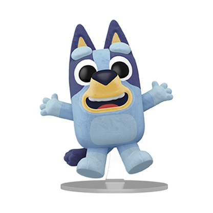 Pop! Bluey Jumping Flocked – vue produit