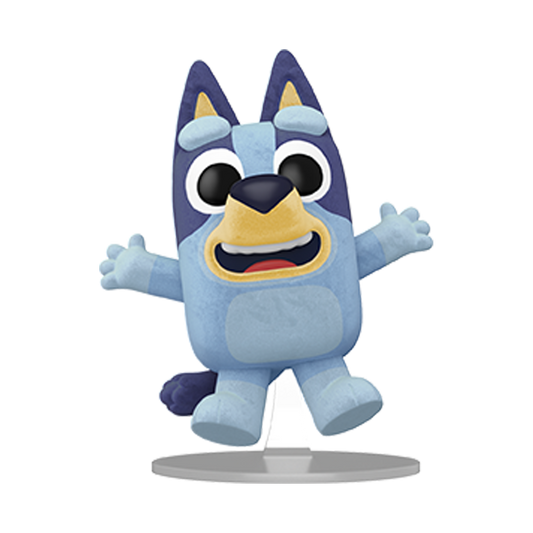Pop! Bluey Jumping Flocked – vue produit