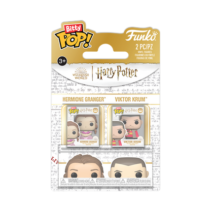 Bitty Pop! Hermione Granger & Viktor Krum 2-Pack - packaging officiel