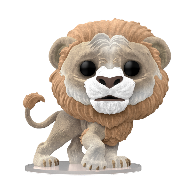 Pop! Lion Peureux (Flocked) - vue avant officielle