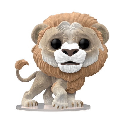 Pop! Lion Peureux (Flocked) - vue avant officielle