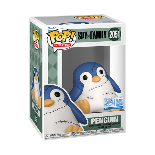 Pop! Penguin with Stitches - packaging officiel