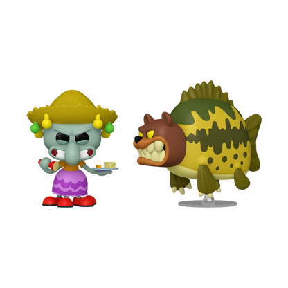Pop! Squidward & Sea Bear 2-Pack - vue avant officielle