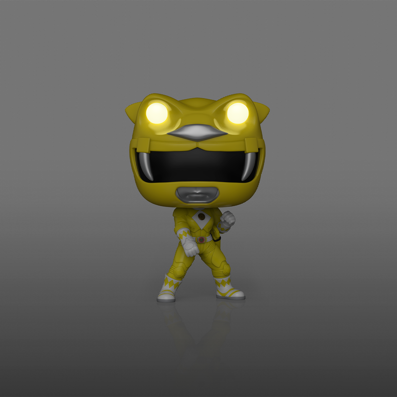 Pop! Ranger Jaune (Power Rangers : Le Film) - effet Glow officiel