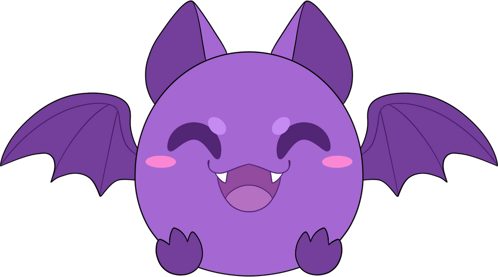 Halloween Bat Stickie (6in)