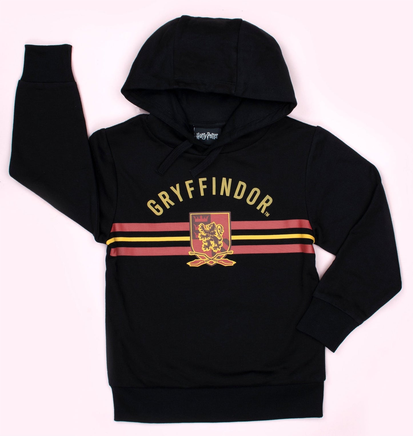 Sweat à capuche Harry Potter – noir et Yellow