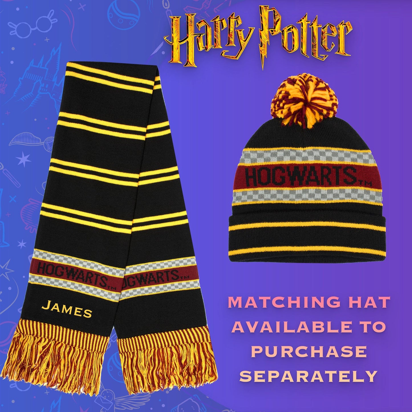 Écharpe – Harry Potter Scarf – noir