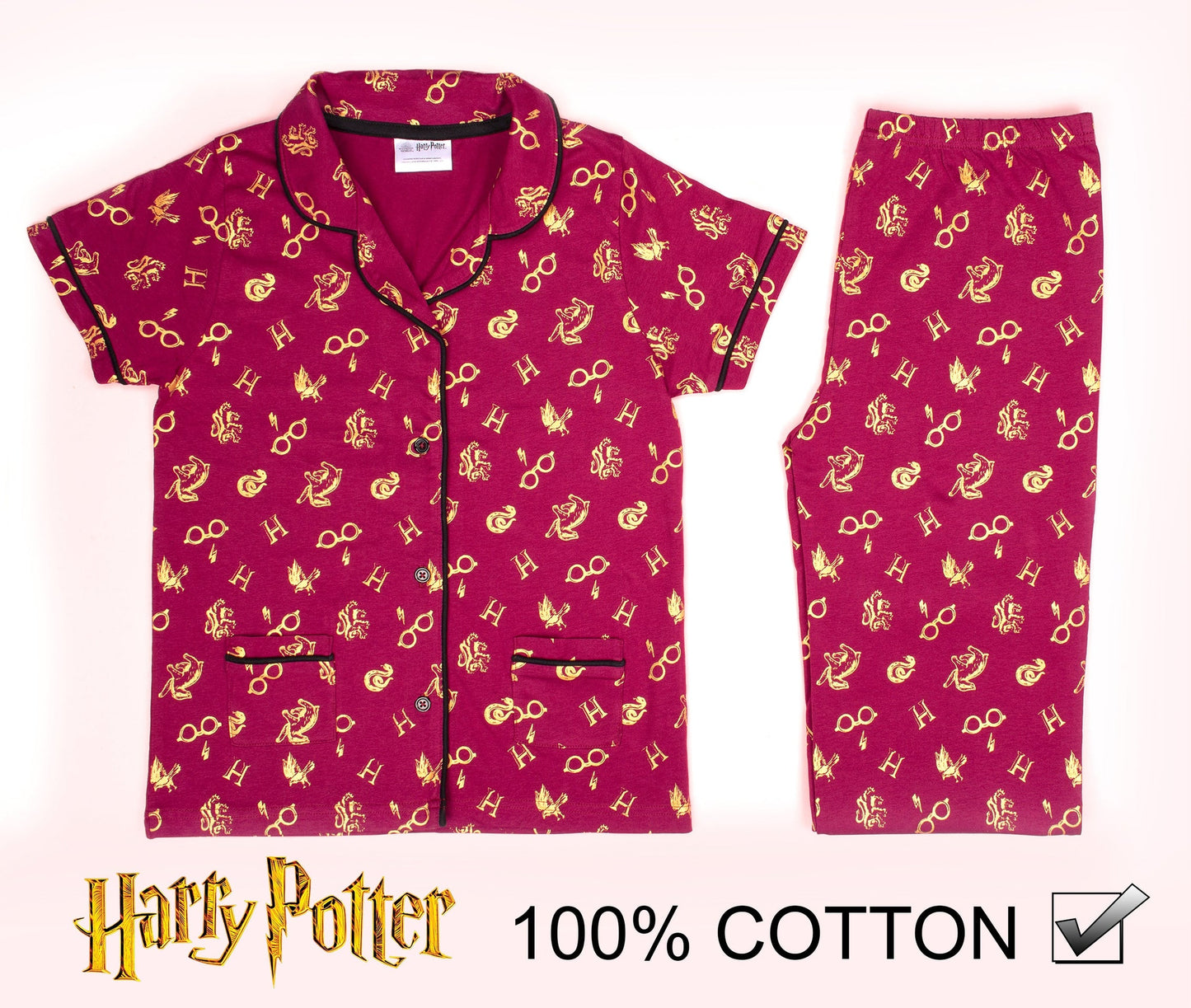 Pyjama – Set with Buttons – Harry Potter