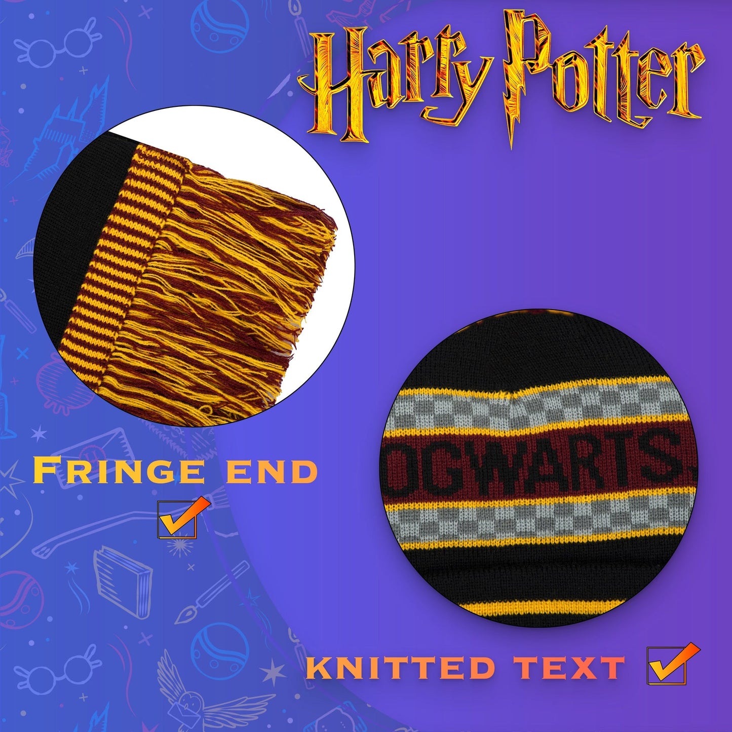 Écharpe – Harry Potter Scarf – noir