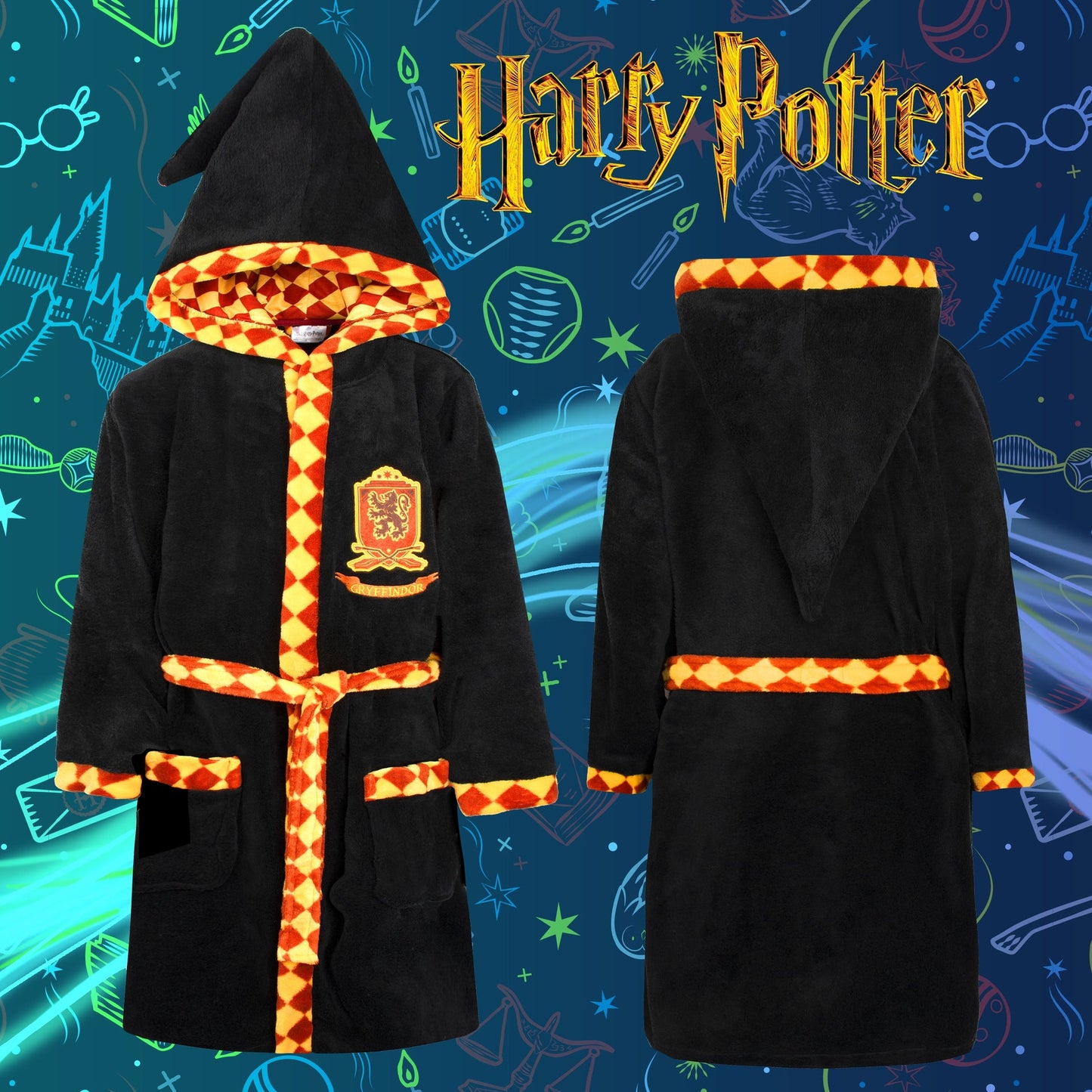 Peignoir – Harry Potter – noir