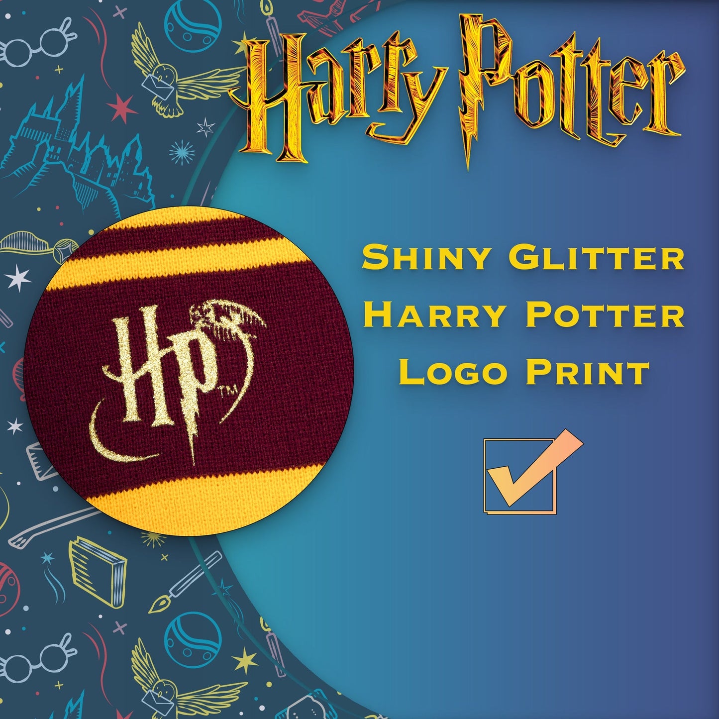 Écharpe – Harry Potter Scarf – Burgundy