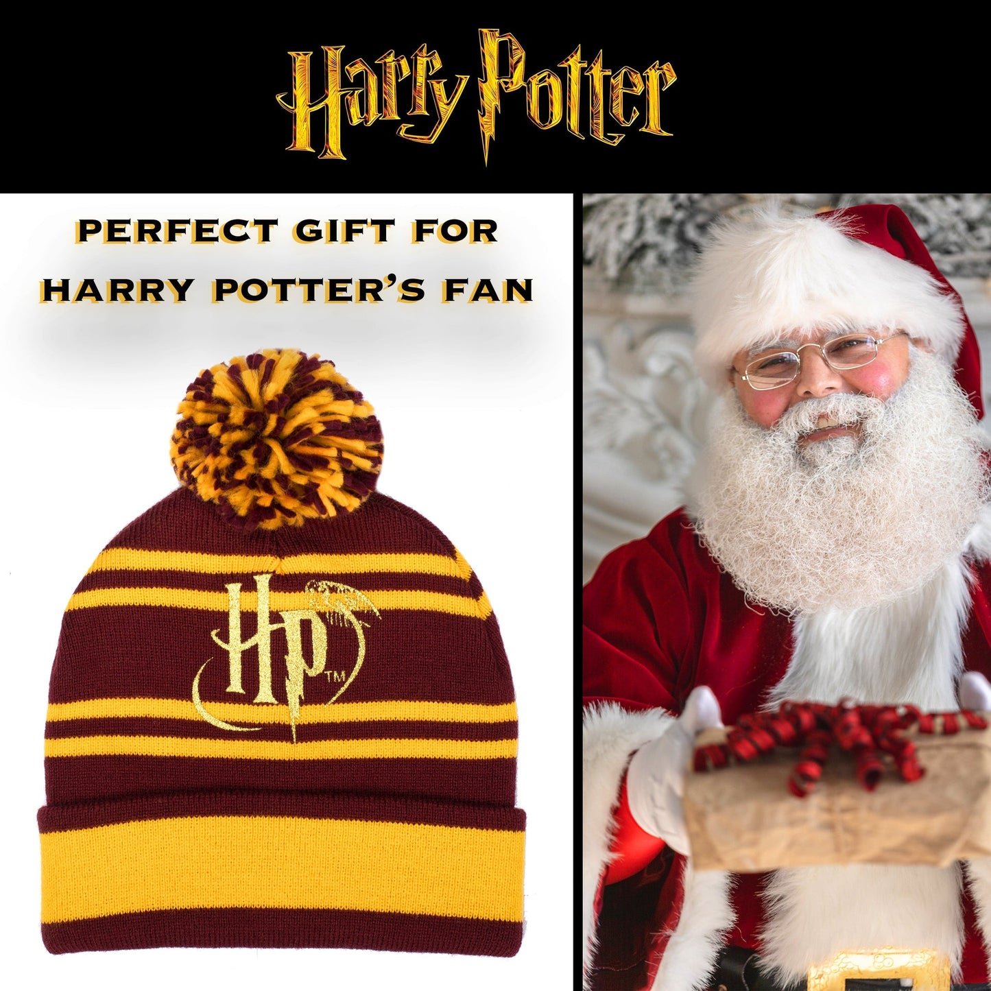 Bonnet – Harry Potter Winter Hat – Burgundy