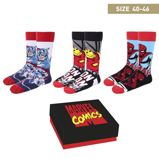 3 pairs of Marvel socks - Avengers