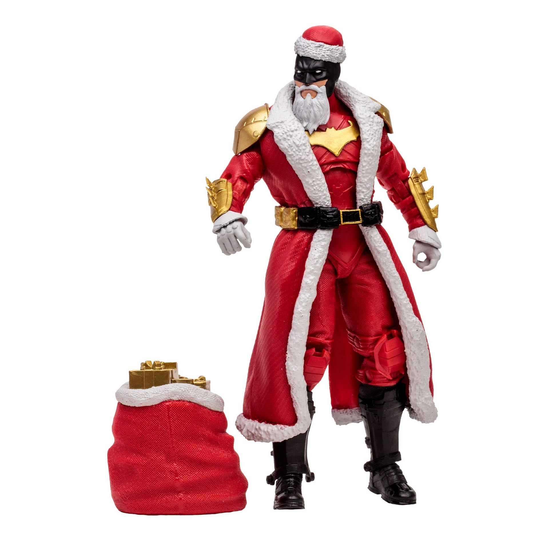batman santa red gold label mcfarlane toys