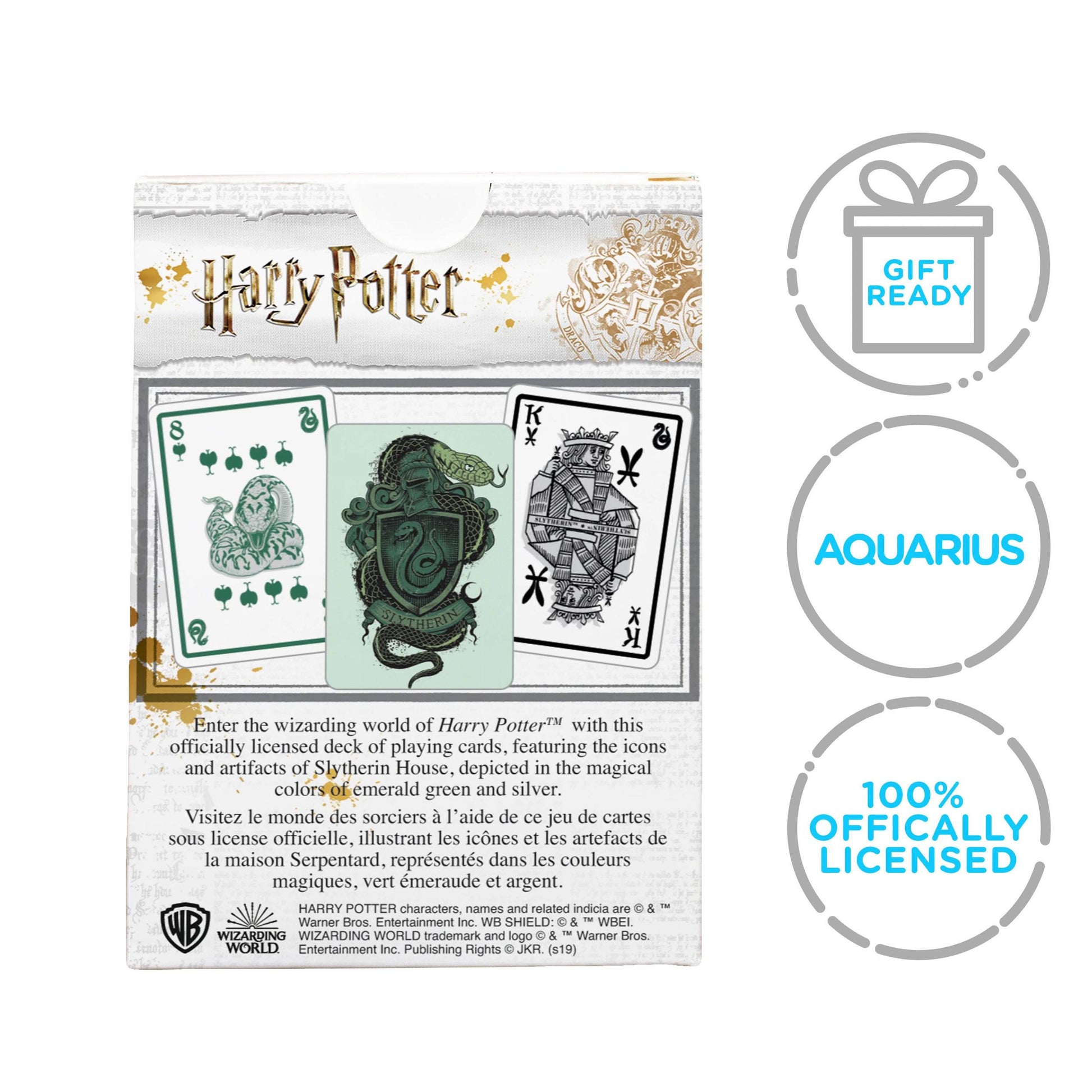 Jeu de cartes Harry Potter - Serpentard – le Comptoir du Geek