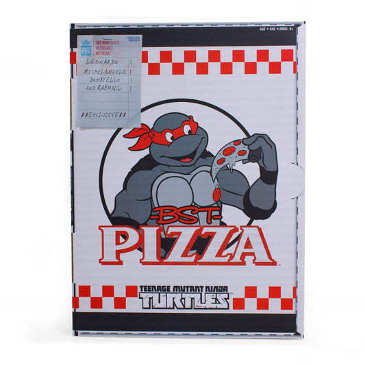 Coffret BST AXN Tortues Ninja Battle Damage - 4 Figurines 13 cm