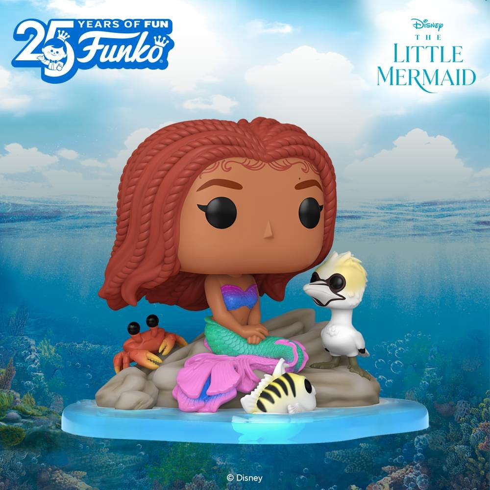 La Petite Sirène - Figurine POP! Deluxe Ariel & Friends 9 cm - Figurines -  LDLC