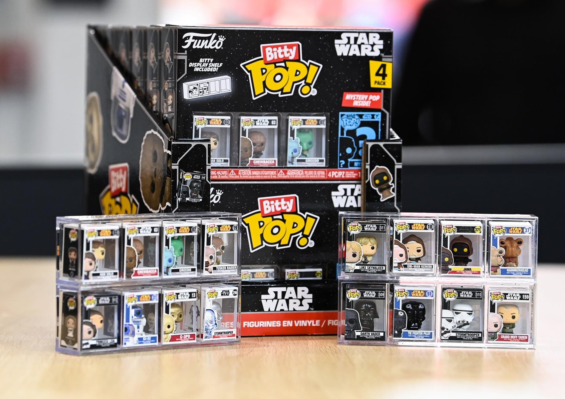 Star Wars Luke Skywalker Bitty Funko Pop! Mini-Figure 4-Pack