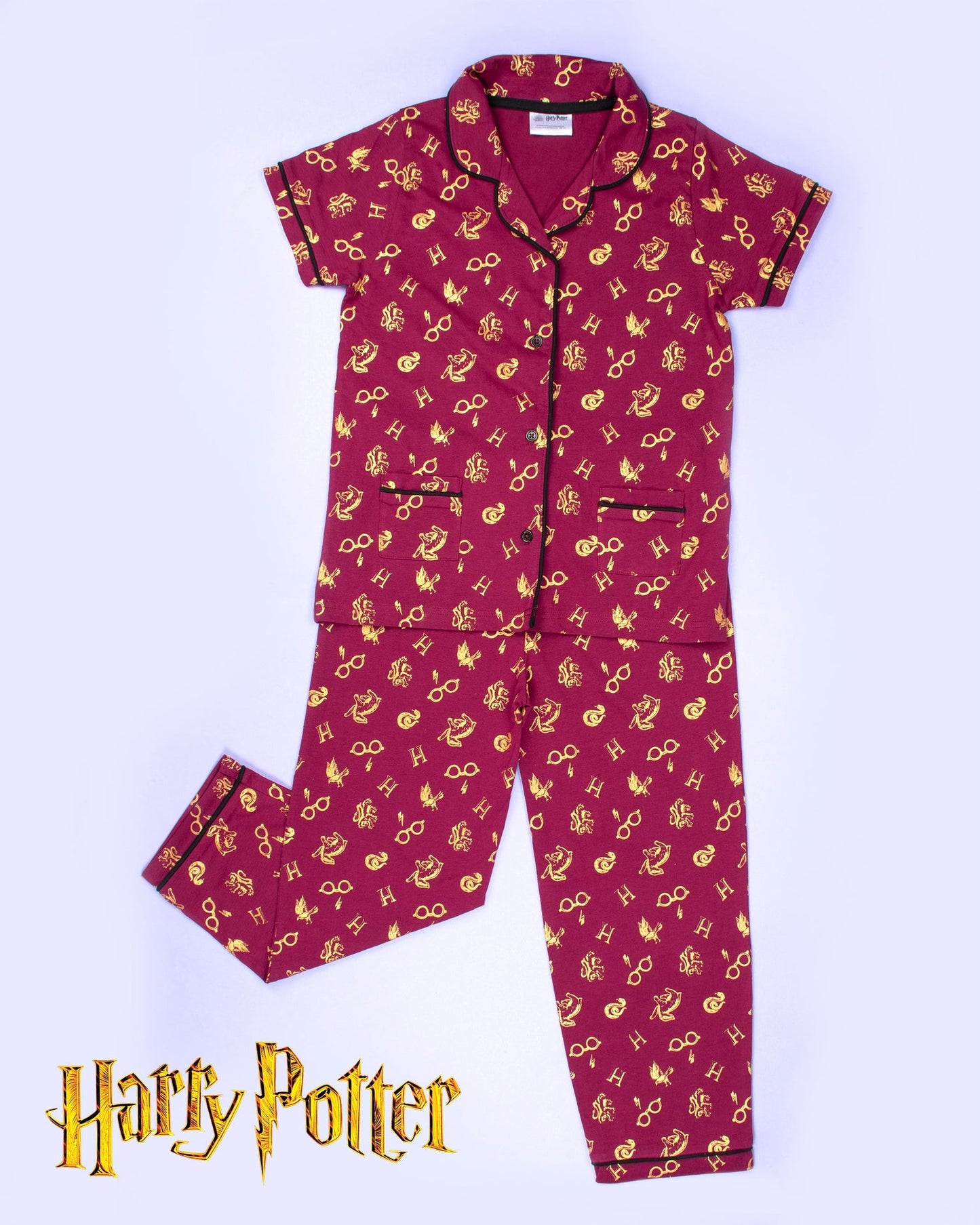 Pyjama – Set with Buttons – Harry Potter