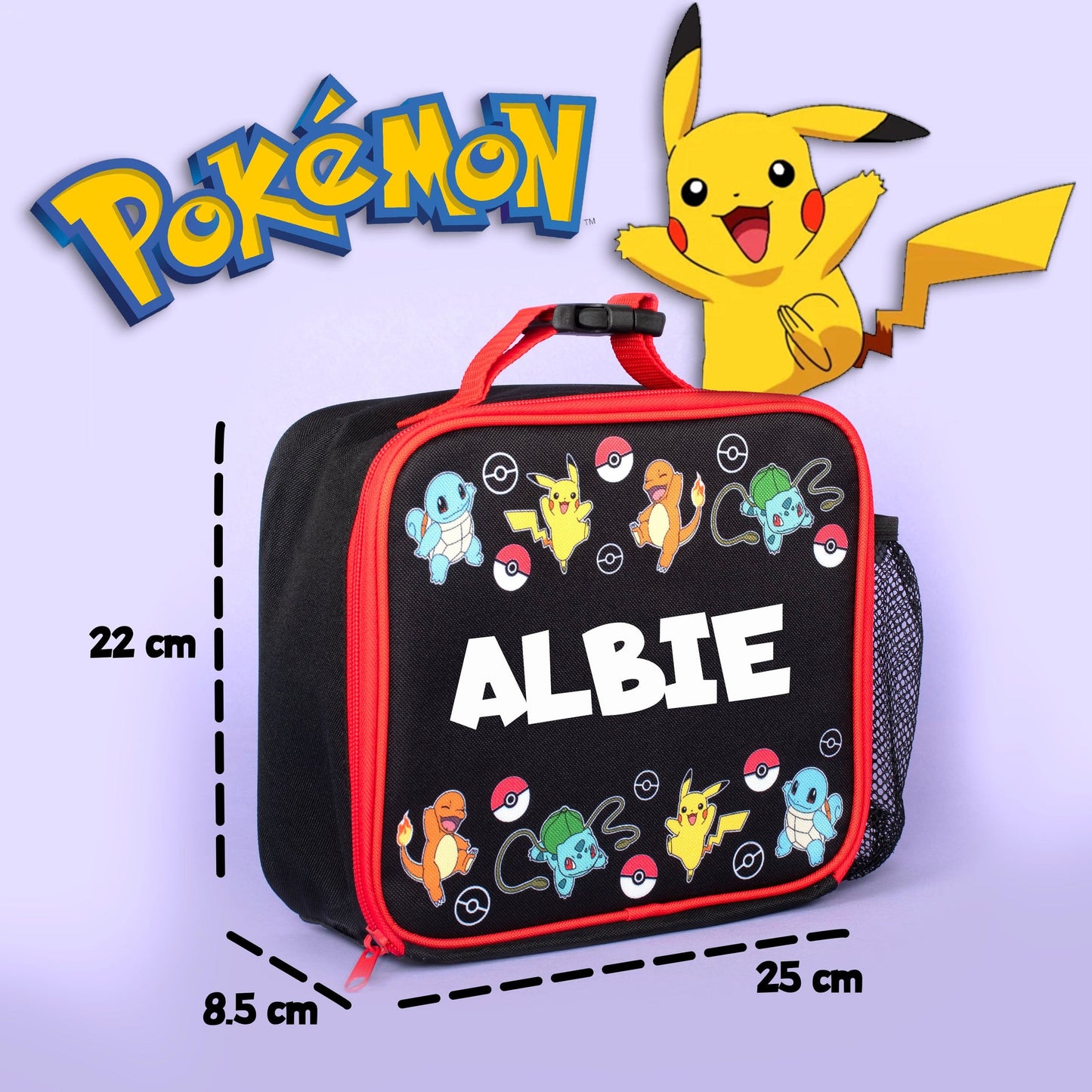 Sac repas – Pokemon rouge