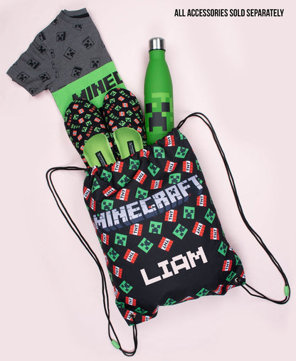 T-shirt Minecraft – Creeper T-shirt – gris