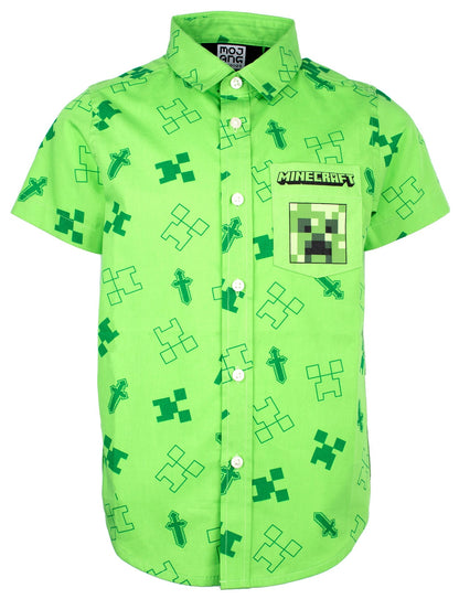 T-shirt Minecraft – Short Sleeve vert Shirt