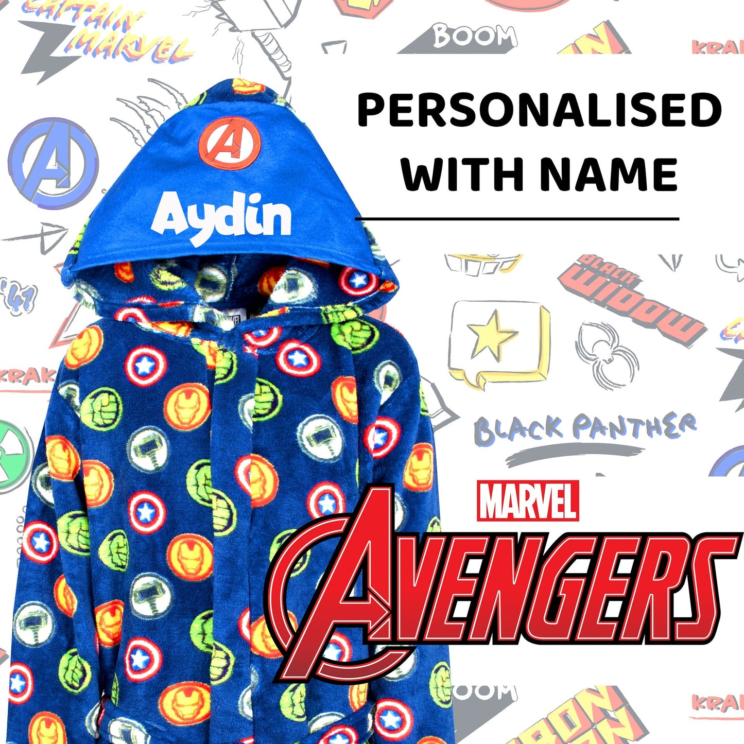 Peignoir – Marvel Dressing Gown – Avengers