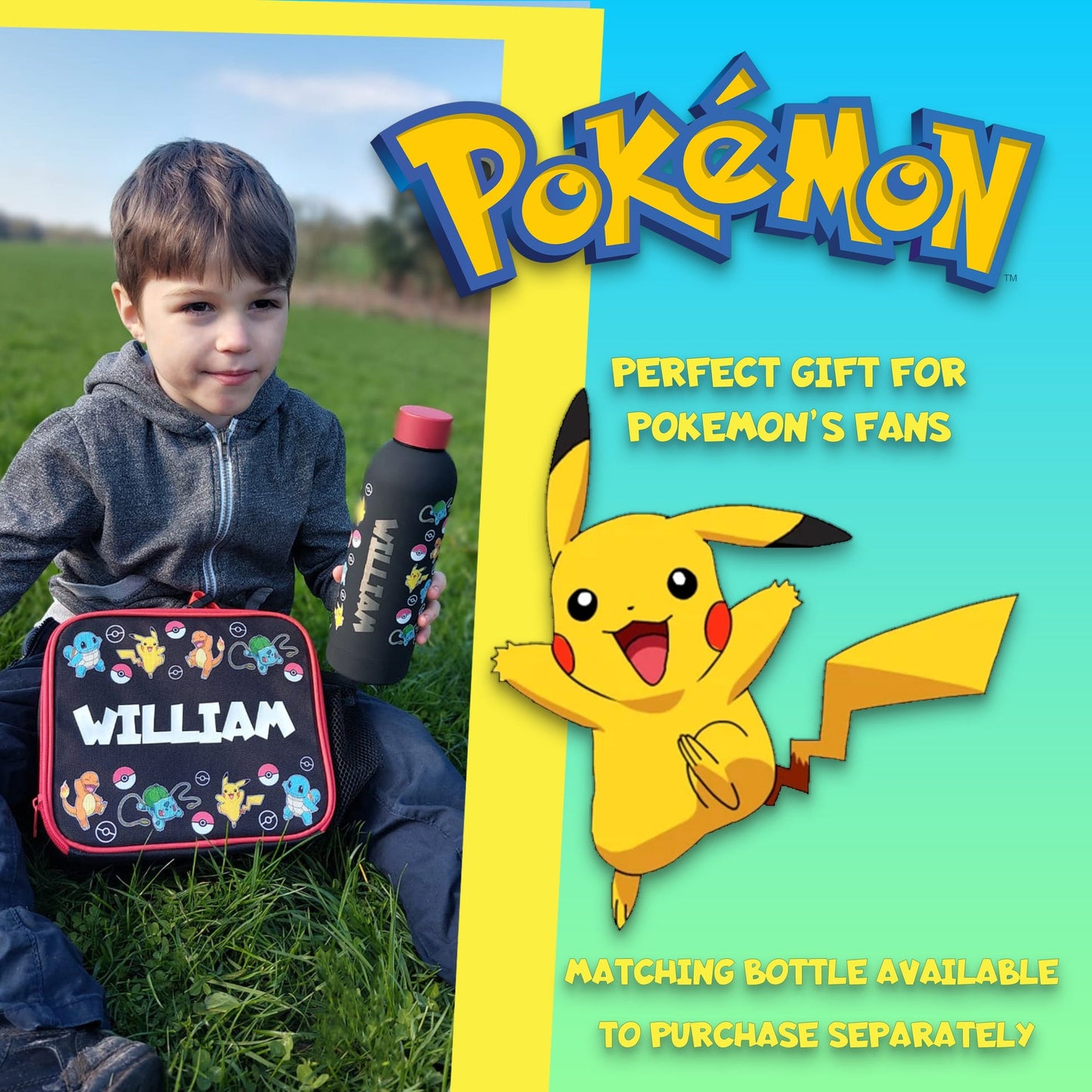Sac repas – Pokemon rouge