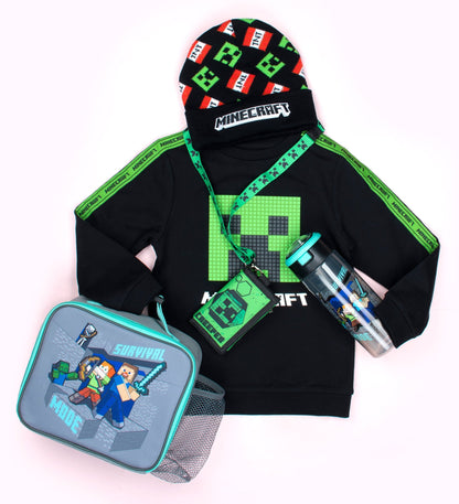 Sac repas – Minecraft with Mesh Pocket – Steve & Alex